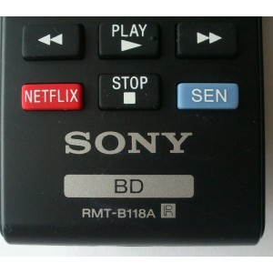 CONTROL REMOTO / SONY RMT-B118A MODELO BDPS185